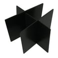 thumbnail image 1 of Center Console Organizer Divider, Armrest Storage Box Divider Wallets Coins Holder ABS Black 3Pcs/Set Antirolling  Easy Access  For Car, 1 of 8