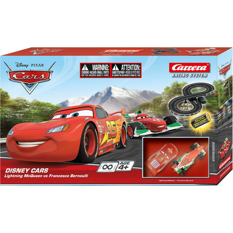Carrera Disney Cars Racing System Lightning Mcqueen Vs Francesco Bernoulli Walmart Com Walmart Com
