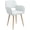 Light Blue, variant on Westice Corduroy Desk Chair, Comfy Armchair with Faux Fur for Teen Girls, Beige, 1PC