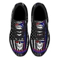 thumbnail image 2 of Back The Brave Thin Red and Blue Line Shoes Sneakers for Women Men Black Size 3.5, 2 of 7