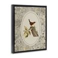 thumbnail image 3 of Stupell Industries Perched Bird & Toile Black Framed Floater Canvas Wall Art design by Radhika Modi, 31 x 25, 3 of 9