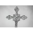thumbnail image 2 of Jaynes Gallery 24x17 Gold Ornate Wood Framed with Double Matting Museum Art Print Titled - France-Giverny Iron cross, 2 of 4