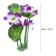 thumbnail image 4 of 1uds Peces Tanque Acuario Decoraciones Plantas, Blanco Púrpura 10.24, 4 of 7