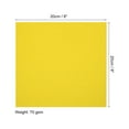 thumbnail image 2 of Uxcell Origami Paper Double Sided for Art Craft Project Beginner 100 Sheets Yellow 8x8 inch, 2 of 5