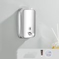 thumbnail image 3 of Dispensador de jabón de pared de acero inoxidable de 800 ml para baño y cocina, 3 of 4