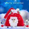 thumbnail image 2 of PULLIMORE Christmas Gift Bag Drawstring Bag,Santa Snowman and Reindeer Xmas Present Bag for Party Favors Gifts Candy, 2 of 8