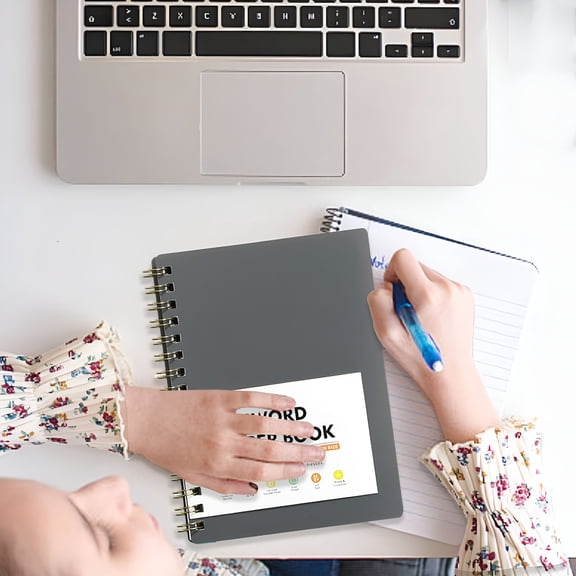 CCOCC Spiral Password Book with Individual Alphabetical Tabs A6 Password Notepad for Home Office Portable Websites Address Notebook