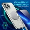 thumbnail image 6 of Crystal Clear Case for iPhone 14 Pro, [Not Yellowing] [Camera Protection] [Military Grade Drop Tested] Transparent Shockproof Protective Phone Case Soft Silicone Slim Cover, 6.1 inch, Silver, 6 of 16