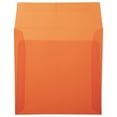 thumbnail image 2 of JAM Paper & Envelope 6.5 x 6.5 Translucent Envelopes, Orange, 250/Pack, 2 of 4