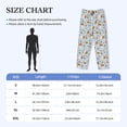 thumbnail image 6 of Kdxio Carrot Rabbit Print Men's Sleep Pajama Pant Lounge Pants with Pockets, 6 of 8