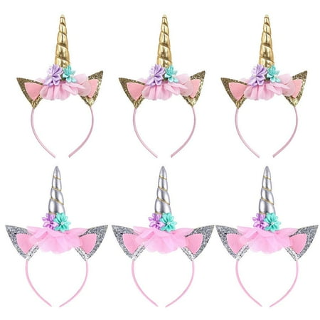 Unicorn Headband for Girls,Gold/Silver Horn Unicorn ...