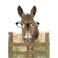 thumbnail image 3 of CafePress - Humorous Smart Ass Donkey Painting Pajamas - Women's Light Pajamas, 3 of 4