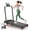 Black Orange-10% Auto Incline-SD, variant on Einhomn 15% Auto Incline Treadmill, 450lbs Capacity, 0.6-6MPH/ 3.5HP Motor, UI Screen Display, APP & Remote Control