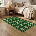 thumbnail image 2 of ODIKA Funky Retro Arcade Number Motif Currency Note Bold Border Collage for Guest Room, Lounge, Apartment, Non-Slip Low Profile, 2 of 7