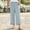 01 Light Blue, variant on Women Palazzo Ankle Pants Summer Boho Wide Leg High Waist Casual Lounge Pant Beach Travel Vacation Outfits