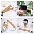 thumbnail image 5 of fundas ajustables para tazas de acero inoxidable, fundas de cuero para tazas, fundas para sujetar café., 5 of 5