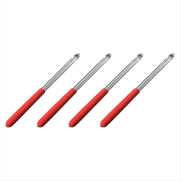 Mástiles de Bandera Telescópicos de Mano, Mástil de Bandera Guía Portátil Extensible de Acero Inoxidable para Guías Turísticos, Puntero para Profesores C