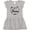 AC-Heather Grey, variant on Inktastic World's Best Nana Girls Toddler Dress