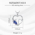 thumbnail image 6 of Stethoscope Heart Nurse Necklaces Nurse Doctor Stethoscope Silver Jewelry Graduation Birthday Gifts for Women, 6 of 7