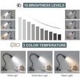 thumbnail image 5 of Clip-On Light, Energy-Efficient 4W LED, Multi-Function Smart Switch, Super Long Cable, Heavy Duty Clamp, 5 of 5