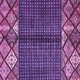 thumbnail image 1 of Ahgly Company Indoor Square Abstract Purple Modern Area Rugs, 7' Square, 1 of 4
