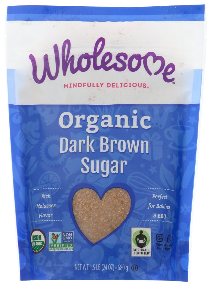 Wholesome! Organic Dark Brown Sugar, 1.5 Lbs