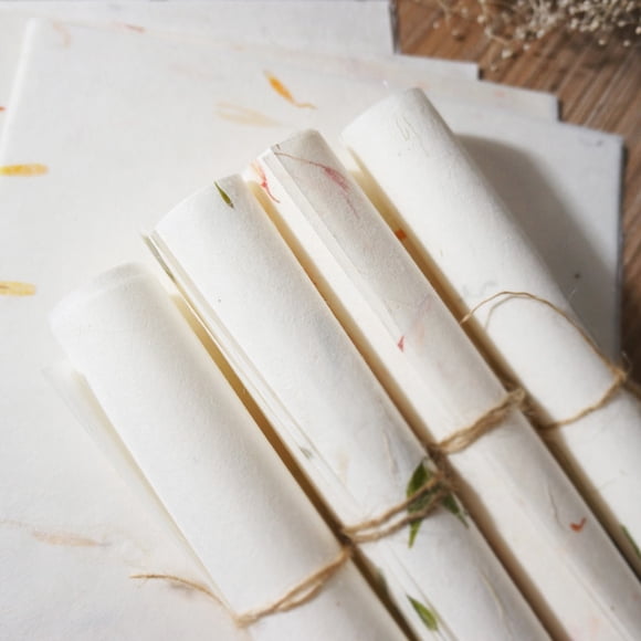 HEATSHAKING 54Pcs Letter Paper for Writing Water Imbibition Ink Diffusion Calligraphy Supplies