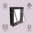 thumbnail image 4 of Hakuna Pets Black Small Cat Flap for Screens, Doors & Walls up to 1.97" Thick, for Cats up to 11 lbs, 4 of 7