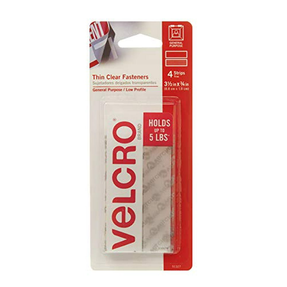 VELCRO Brand - Thin Clear Fasteners | General Purpose/ Low Profile ...