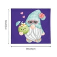 thumbnail image 3 of Yiaed Summer Gnome,Cute Gnome Print Tapestry for Bedroom,Tapestry Wall Tapestries, Tapestry Aesthetic for Living Room Dorm Room 51" X 60", 3 of 6
