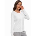thumbnail image 4 of Women's Crew Neck Button Down Long Sleeve Cardigan Sweater, 4 of 6