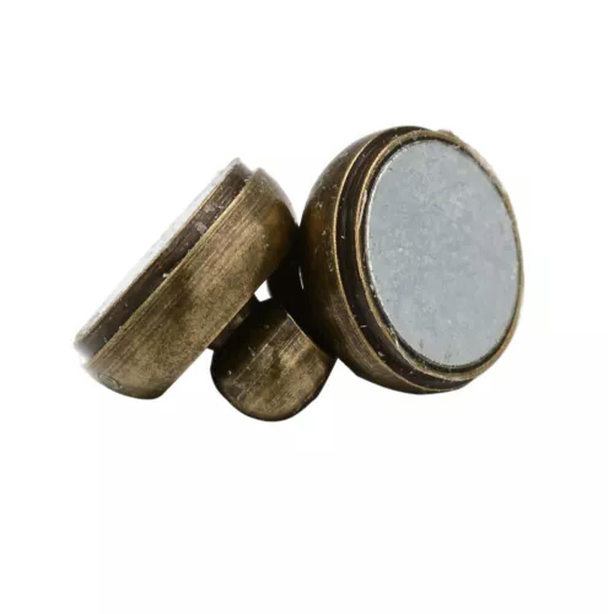 U8MO 100 Set Oval Strong Brass Magnetic Clasps Hook For Bracelect Connector 11x7mm-Antique Bronze