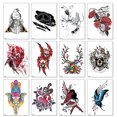 thumbnail image 3 of 12PCS Arm Tattoo Sticker Fashion Temporary Fake Flower Tattoo Body Art Tattoo, 3 of 8