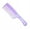 Pink Purple, variant on Thick plastic big knife comb big hair comb big tooth comb massage comb plastic comb shampoo comb-Pink Purple