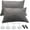 Gray, variant on Grounding Pillowcase Queen Conductive Grounding Pillow Cases Organic Cotton Grounding Sheets with 15ft Grounding Cord for Better Sleep Pain Relief Improve Energy (20X30in)
