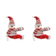 thumbnail image 2 of Toystoory Hebilla de cortina para fiesta de Navidad, tela de Navidad, decoración de felpa, Clip para ventana colgante para hombre mayor, Muñeco de nieve 2piezas, 2 of 6