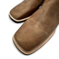 thumbnail image 3 of The Western Shops Men’s Leather Western Chelsea Ankle Boots, Square Toe, Pull-On with Stretch Panels, Leather Sole and Lining, 3 of 6