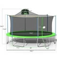 thumbnail image 6 of 16FT TRAMPOLINE GREEN, 6 of 8