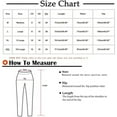 thumbnail image 4 of Women Elastic Waist Casual Pants Knee-Length Capris Loose Drawstring Joggers, 4 of 4