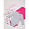 thumbnail image 2 of Hudson Baby Infant Girl Cotton Long-Sleeve Bodysuits 5pk, Beyoutiful, 12-18 Months, 2 of 4