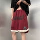 thumbnail image 2 of Pantalones cortos casuales de verano para hombre, estilo americano, estilo retro, holgados, de cinco puntos, para combinar con todo, pantalones de baloncesto de calle alta, 2 of 5