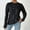 Black, variant on Sentmoon Womens Pullover Sweaters Crew Neck Long Sleeve Solid Color Knitted Tops for Women Knitted Soft and Cozy Loose Women Blouses Trendy Fall and Winter for Lounge Sweater M