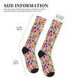thumbnail image 4 of Sikiie Cute Doodles 1 Pairs Compression Socks for Men and Women 15-20 mmHg Running Support Socks, 4 of 7