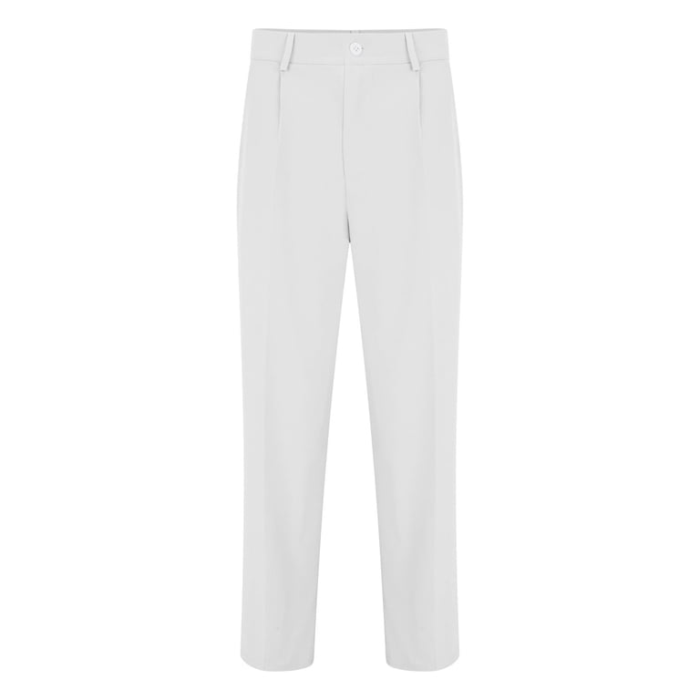 Asqwmvz Baggy Pants Men'S formal Suit with Slanted Pockets