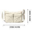 thumbnail image 2 of TACILIP Casual Messenger Bag Shoulder Bag Large Capacity Computer Bag Multi-pocket Sports Bag Sling Bag for Women, Mom Gifts, 2 of 4