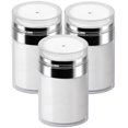 thumbnail image 1 of Tarros de loción Airless Pump Jars, 100 ml, paquete de 3 unidades, 1 of 8