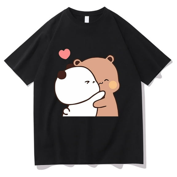 Bubu and Dudu T Shirt Fashion Men Harajuku Aesthetic Graphic Funny Kawaii Tshirt Unisex Cartoon Korea High Quality Cotton Tees