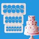 thumbnail image 1 of Gwong hogar 3pcs Círculo de plástico Circho redondo Cookie Fondant Cadtor Cutter Molde Herramienta de decoración de horneado Gwong 21025800, 1 of 7