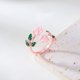 thumbnail image 2 of Anillo de rosas Anillo ajustable abierto de rosas con goteo de aceite Accesorios para mujer Chica para regalar, 2 of 2