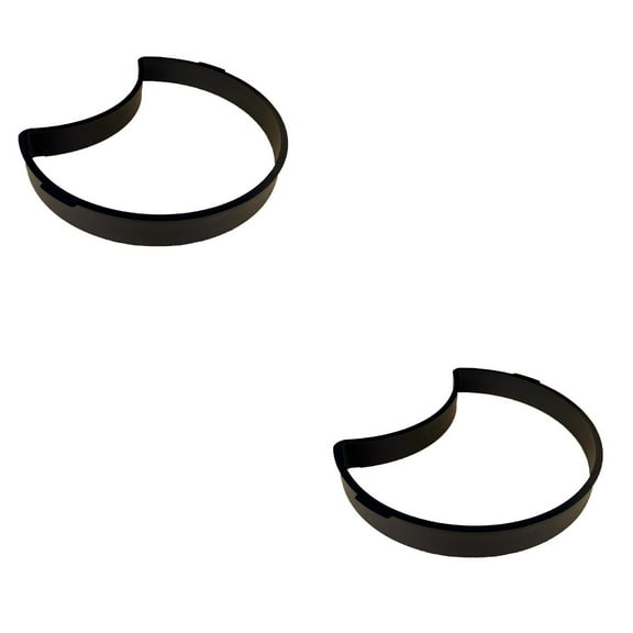 Set of 2 Crescent Mold Square Garden Concrete Moon for Black
